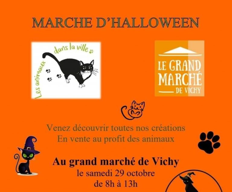 Marché de Halloween le 29 octobre à Vichy